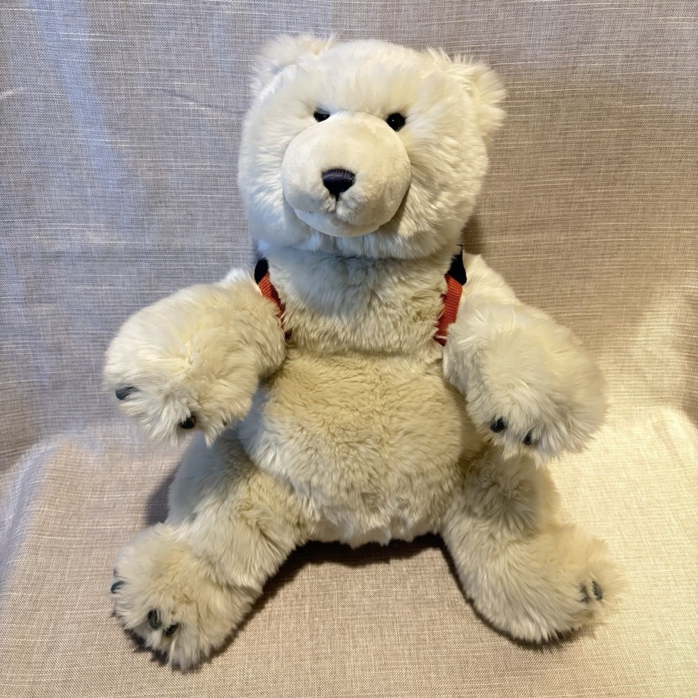 Gund 19"‎ American Eagle Outfitters Polar Bear with Backpack Plush
